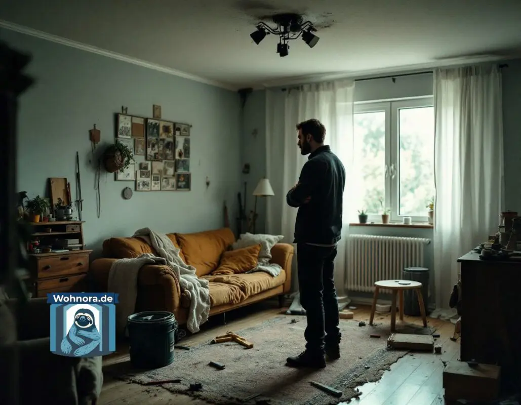 Mieter in der Wohnung