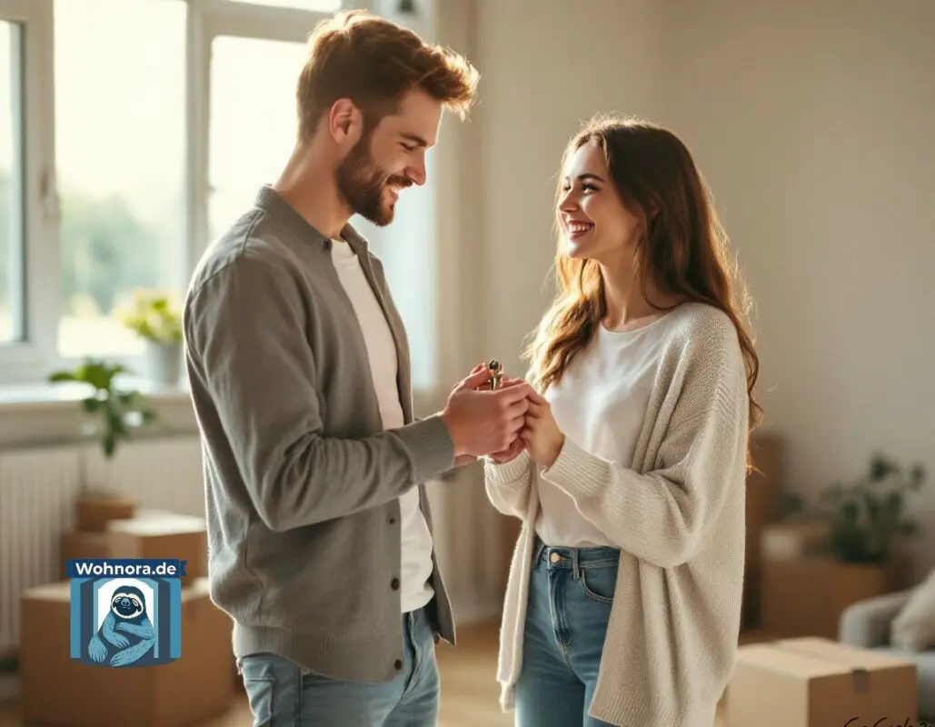 Einzug in die neue Wohnung