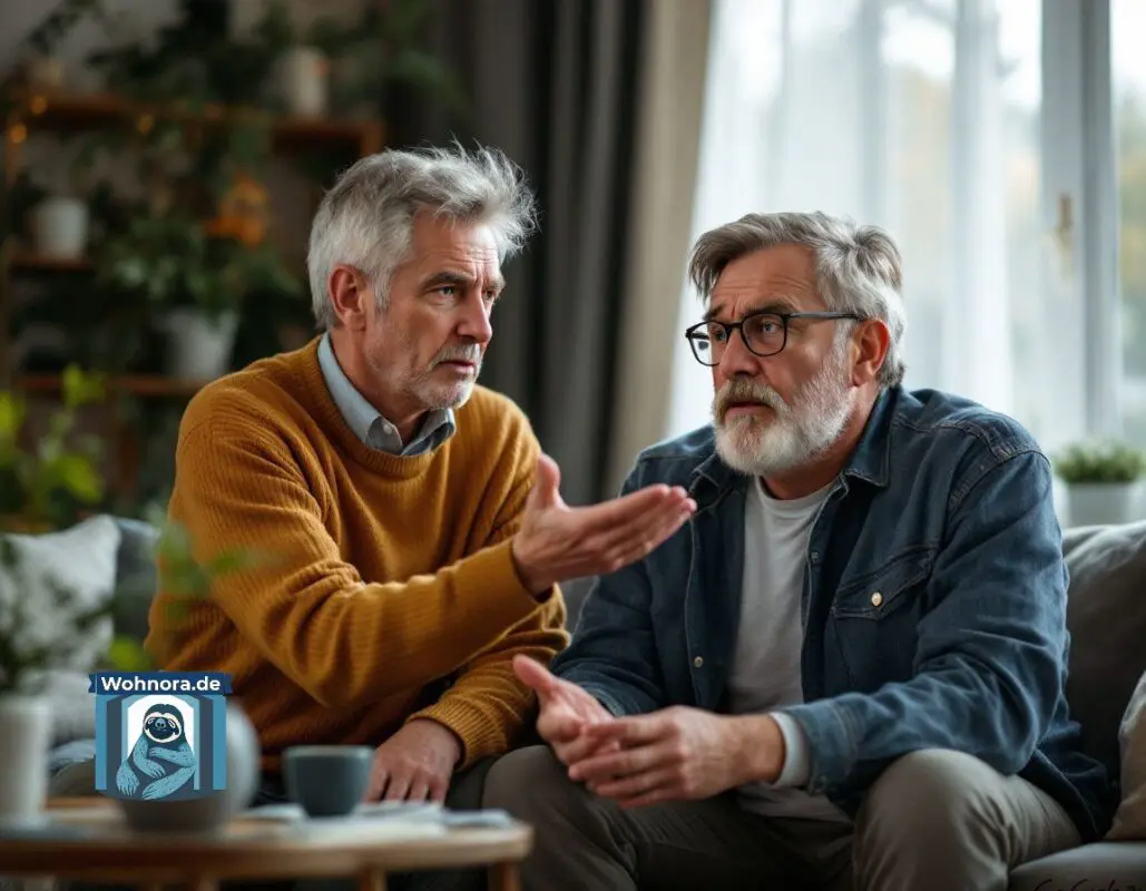 Mieter in der Wohnung