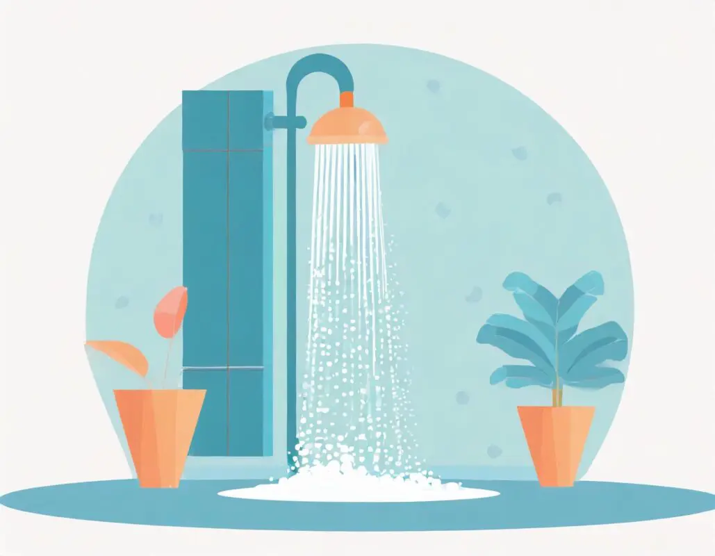 Warme Dusche
