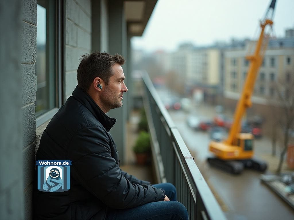 Baustelle vor Wohnung